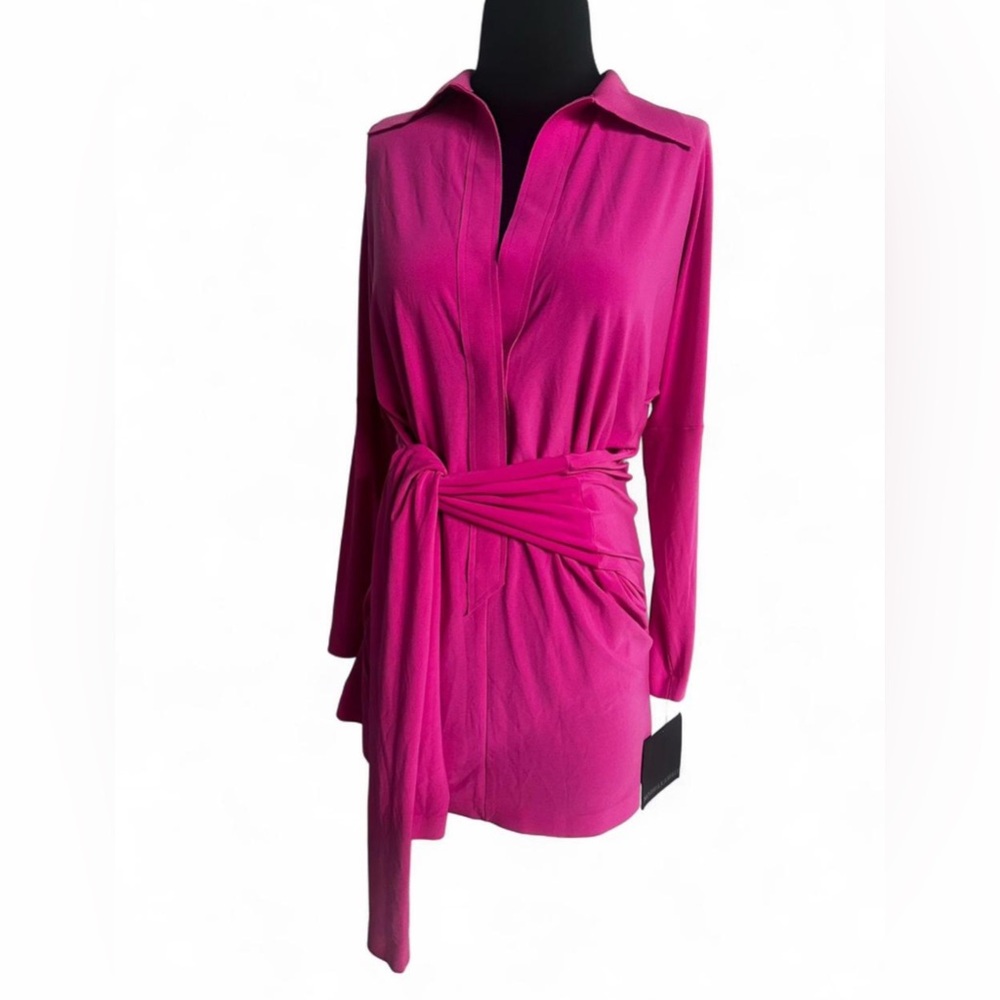 Norma Kamali x REVOLVE Mini Tie Front Dress
